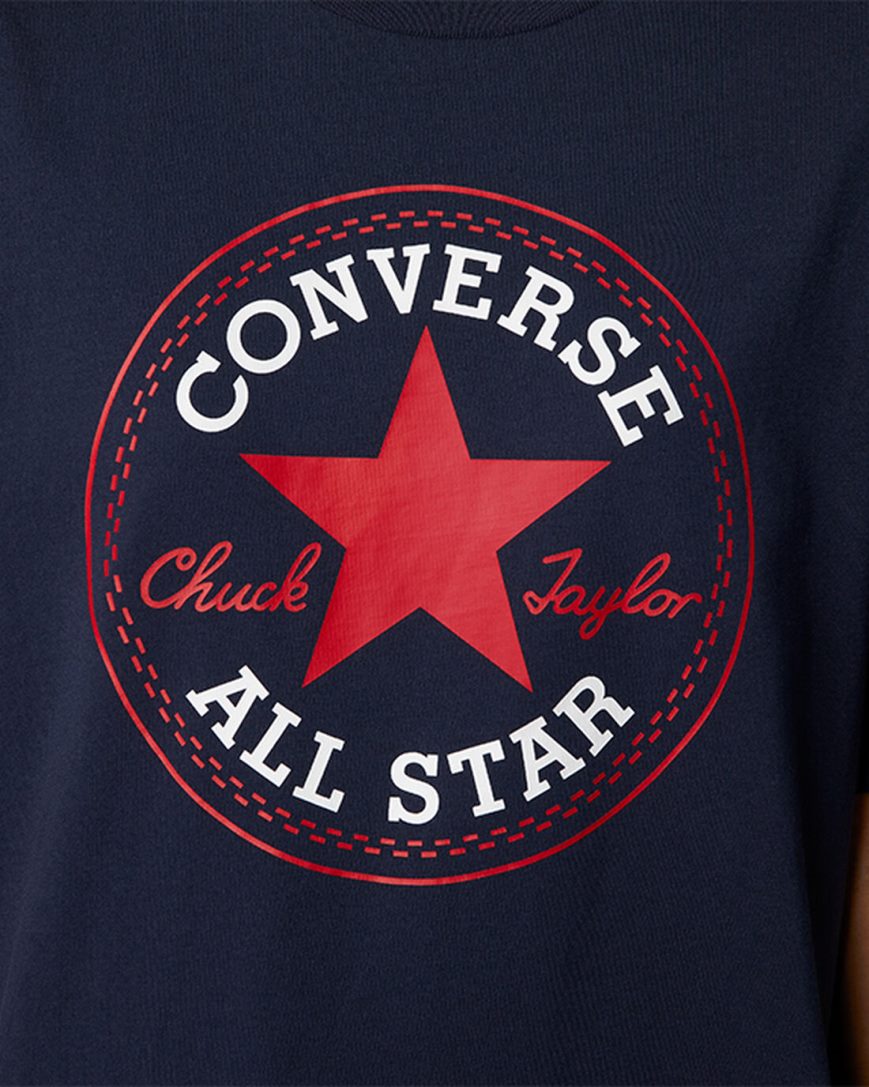 T-Shirts Dama Converse Go-To All Star Patch Standard Fit Obsidienne | RO 13APDC186